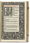 (KELMSCOTT PRESS.) Shakespeare, William. The Poems of William Shakespeare Printed after the Original Copies of Venus and Adonis, 1593.